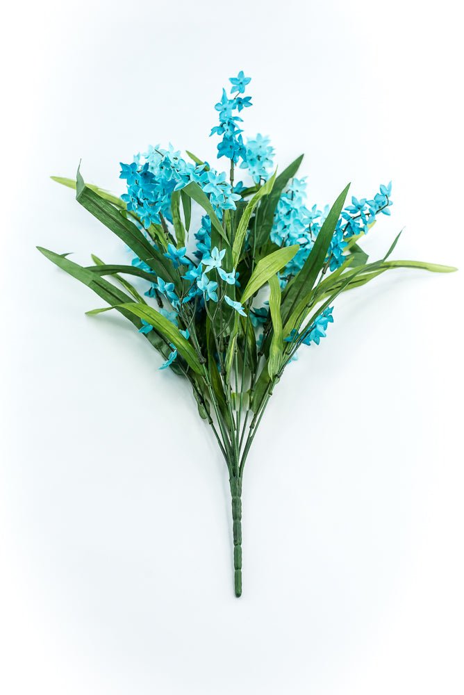 Aqua bell flower bush - Greenery Marketartificial flowers30371AQU