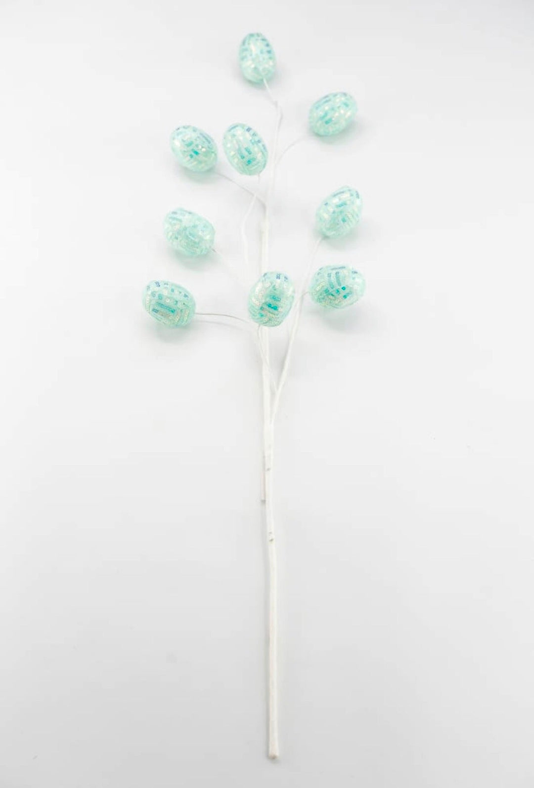 Aqua Sequins Easter Eggs Spray - 29" - Greenery Market40413-GN
