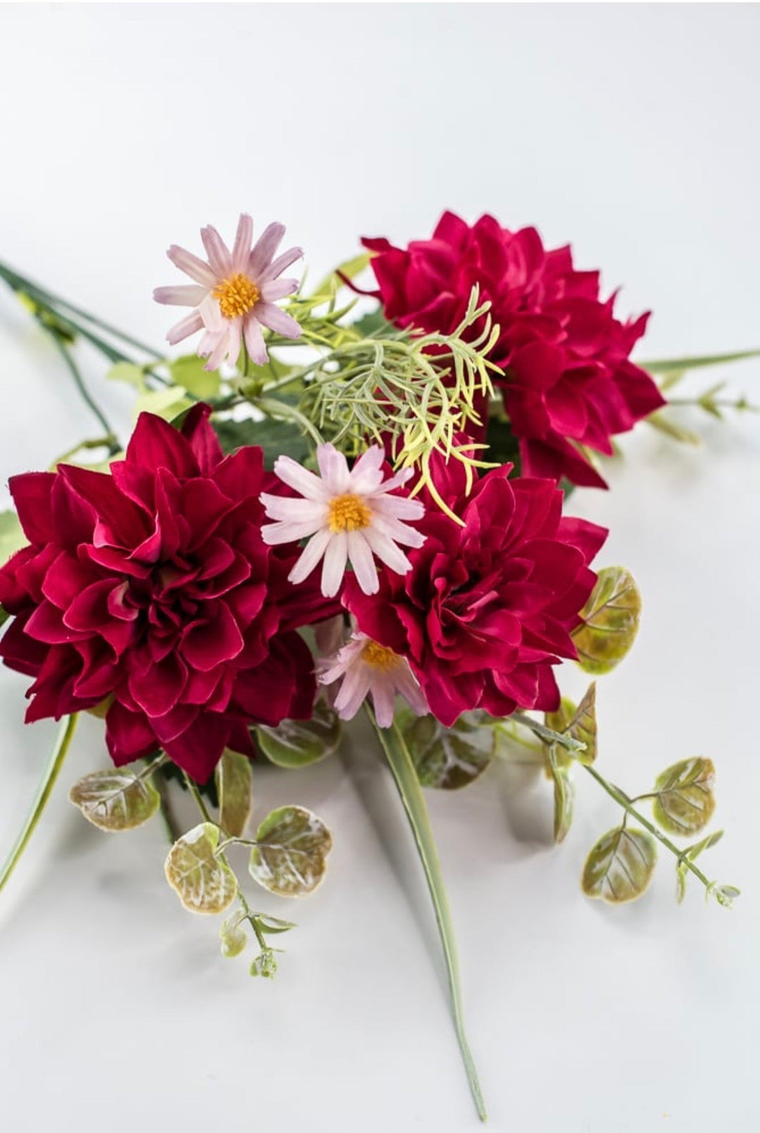 Artificial, Beauty Dahlia Bush - 15" - Greenery MarketArtificial Flowers64030BT