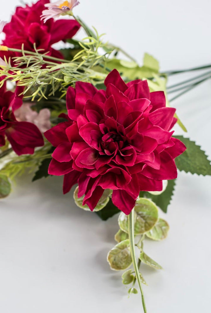 Artificial, Beauty Dahlia Bush - 15" - Greenery MarketArtificial Flowers64030BT