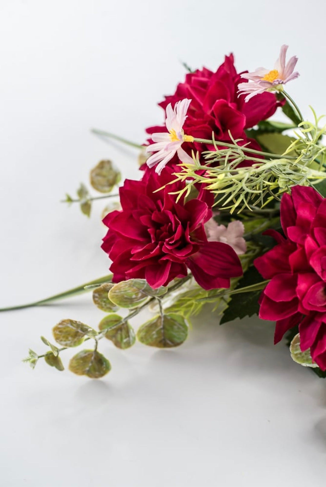 Artificial, Beauty Dahlia Bush - 15" - Greenery MarketArtificial Flowers64030BT