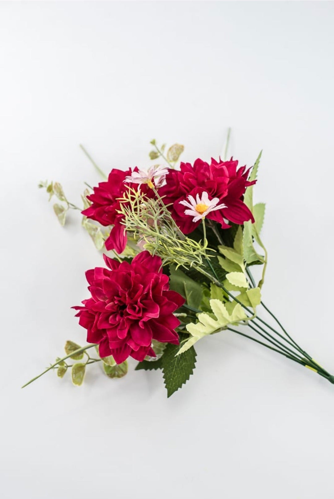 Artificial, Beauty Dahlia Bush - 15" - Greenery MarketArtificial Flowers64030BT