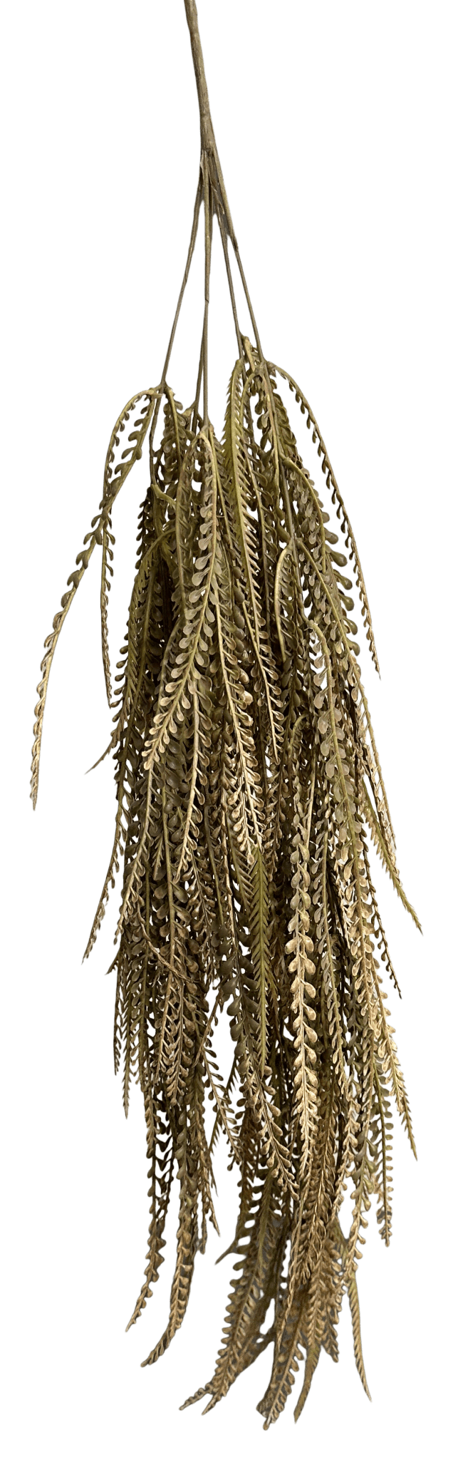 Artificial Beige & Brown Leaves Hanging Bush - 36" - Greenery MarketArtificial Flora57311BEBN