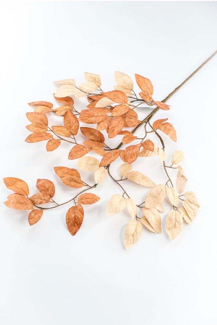 Artificial Birch Leaves Spray - Beige Brown - Greenery MarketArtificial Flora65210-BEBRN