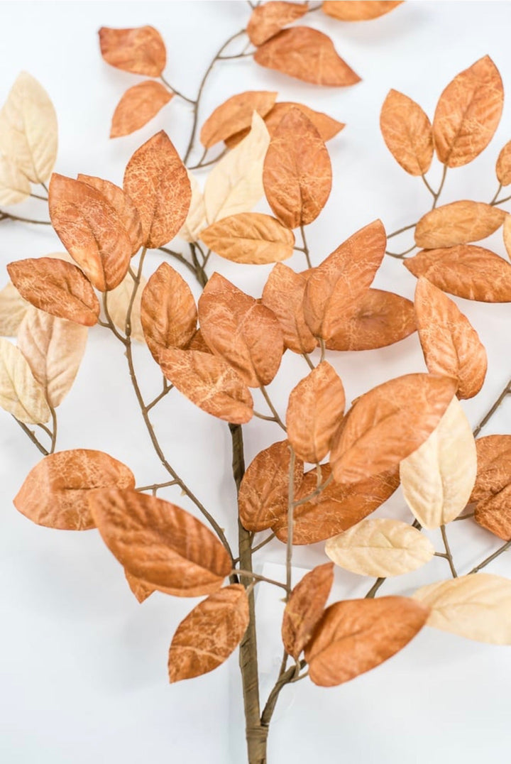 Artificial Birch Leaves Spray - Beige Brown - Greenery MarketArtificial Flora65210-BEBRN