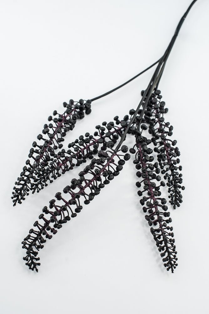 Artificial, Black Purple Pokeberry Spray - 36" - Greenery MarketFSB304-BK