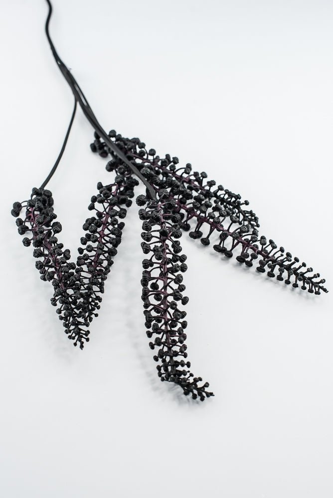 Artificial, Black Purple Pokeberry Spray - 36" - Greenery MarketFSB304-BK