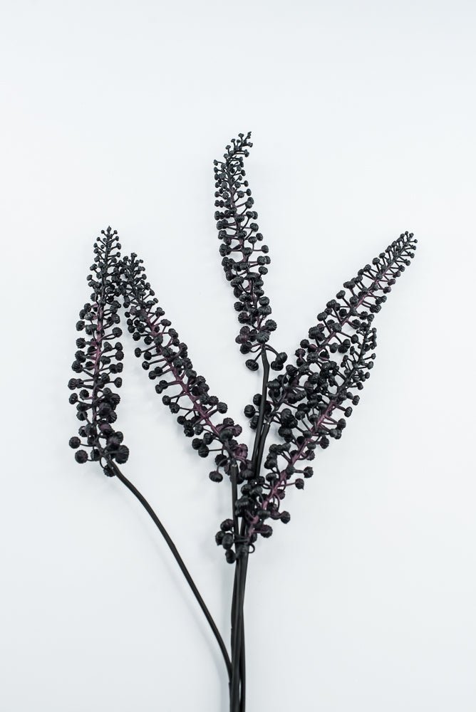 Artificial, Black Purple Pokeberry Spray - 36" - Greenery MarketFSB304-BK