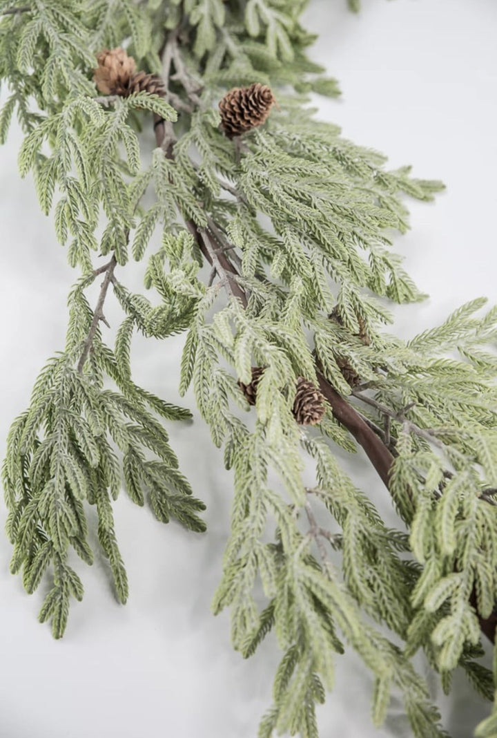 Artificial blad cypress pine garland - 65” - Greenery Marketgreenery2833412FG