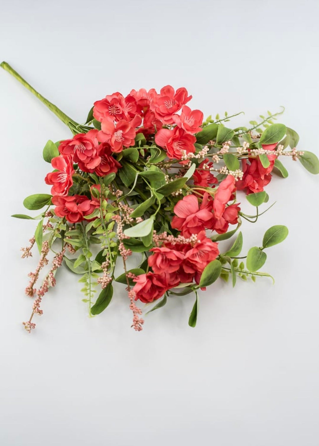 Artificial blossom bush- coral - Greenery MarketArtificial Floragm4444CRL