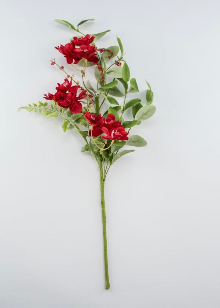 Artificial blossom pick - red - Greenery MarketArtificial Floragm4222rd