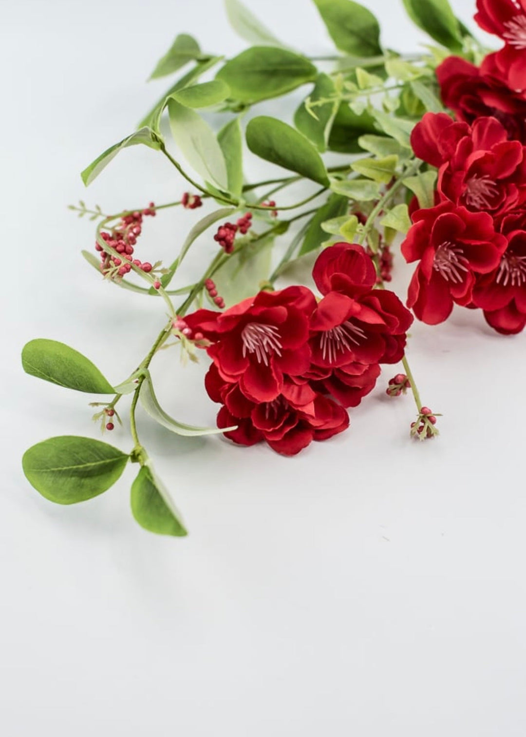 Artificial blossom pick - red - Greenery MarketArtificial Floragm4222rd