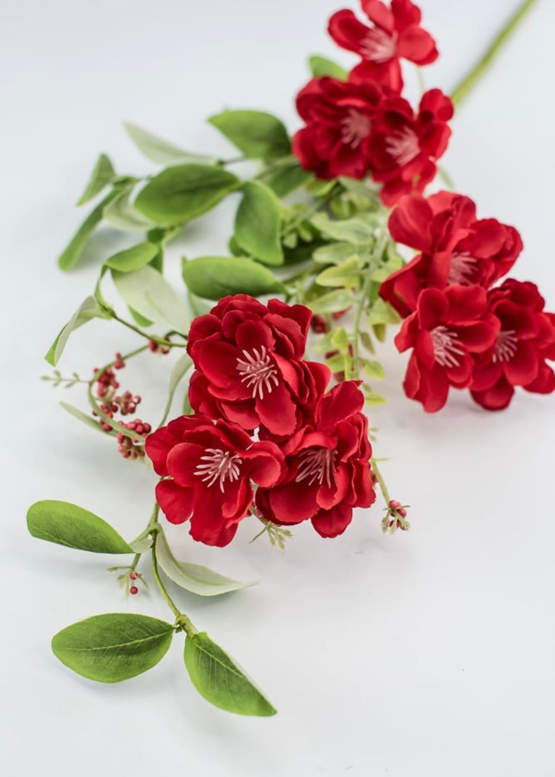 Artificial blossom pick - red - Greenery MarketArtificial Floragm4222rd