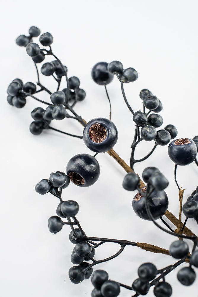 Artificial Blue Berry Spray - 26" - Greenery Market86814BL