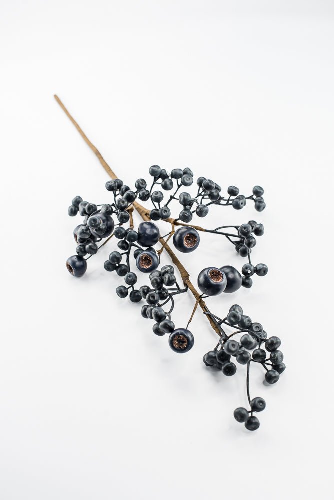 Artificial Blue Berry Spray - 26" - Greenery Market86814BL
