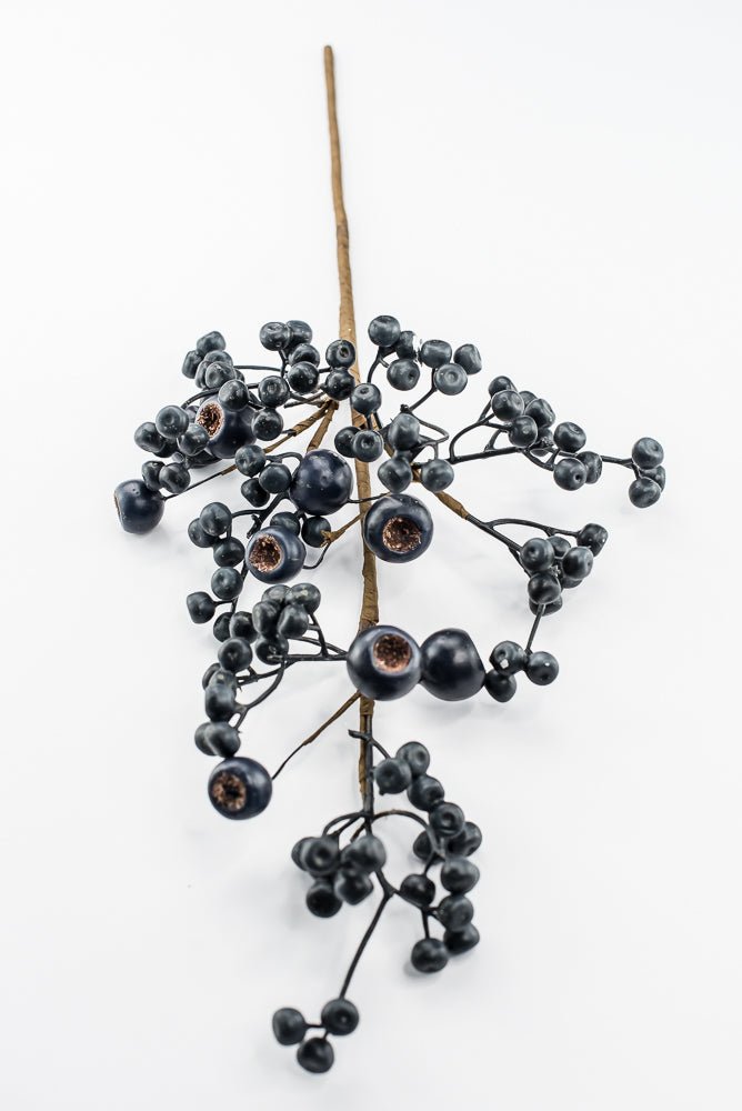 Artificial Blue Berry Spray - 26" - Greenery Market86814BL