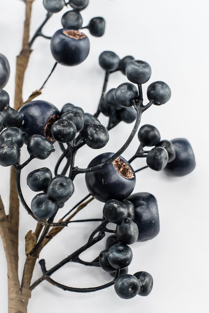 Artificial Blue Berry Spray - 26" - Greenery Market86814BL