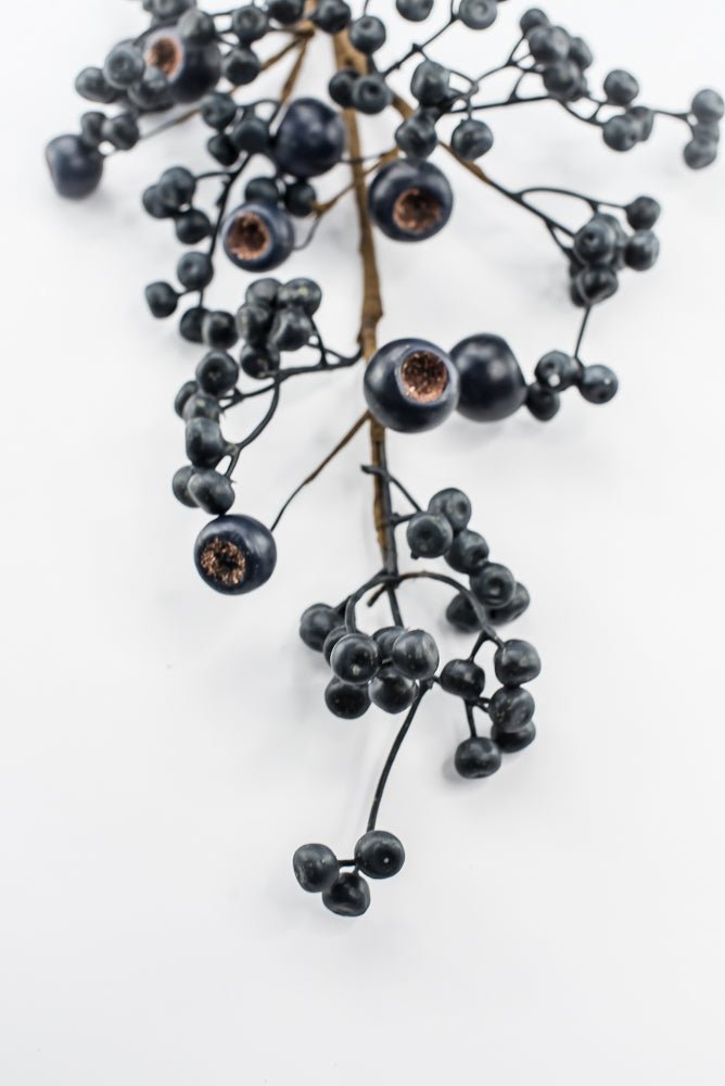 Artificial Blue Berry Spray - 26" - Greenery Market86814BL