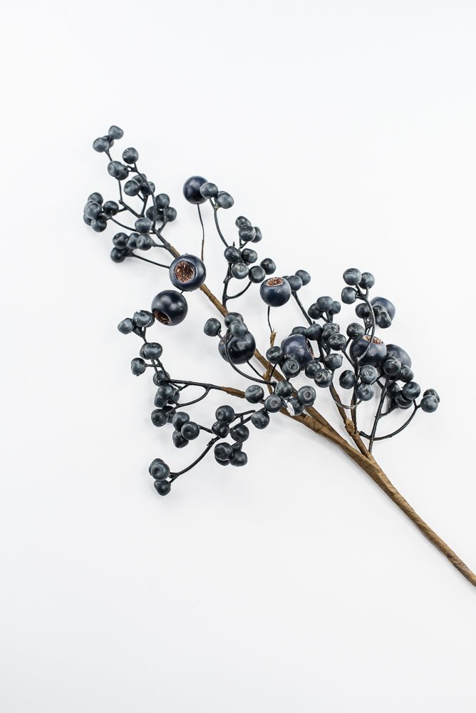 Artificial Blue Berry Spray - 26" - Greenery Market86814BL