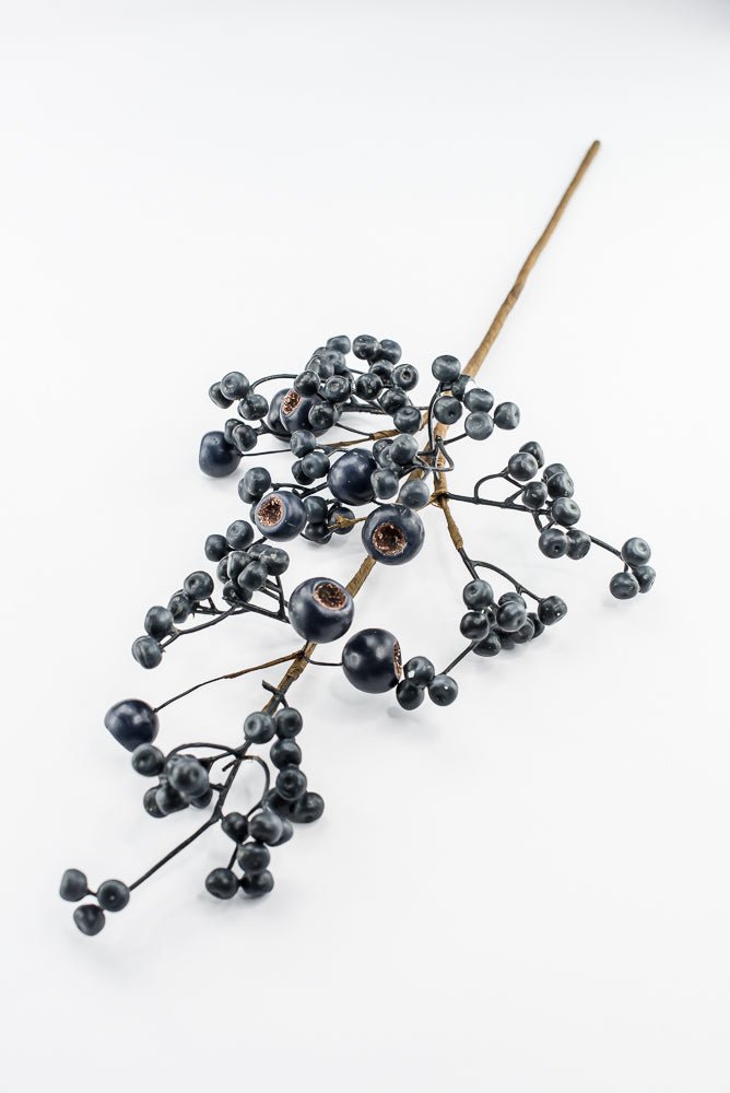 Artificial Blue Berry Spray - 26" - Greenery Market86814BL
