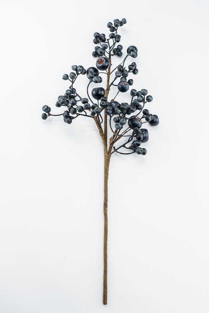 Artificial Blue Berry Spray - 26" - Greenery Market86814BL