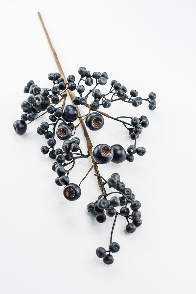 Artificial Blue Berry Spray - 26" - Greenery Market86814BL