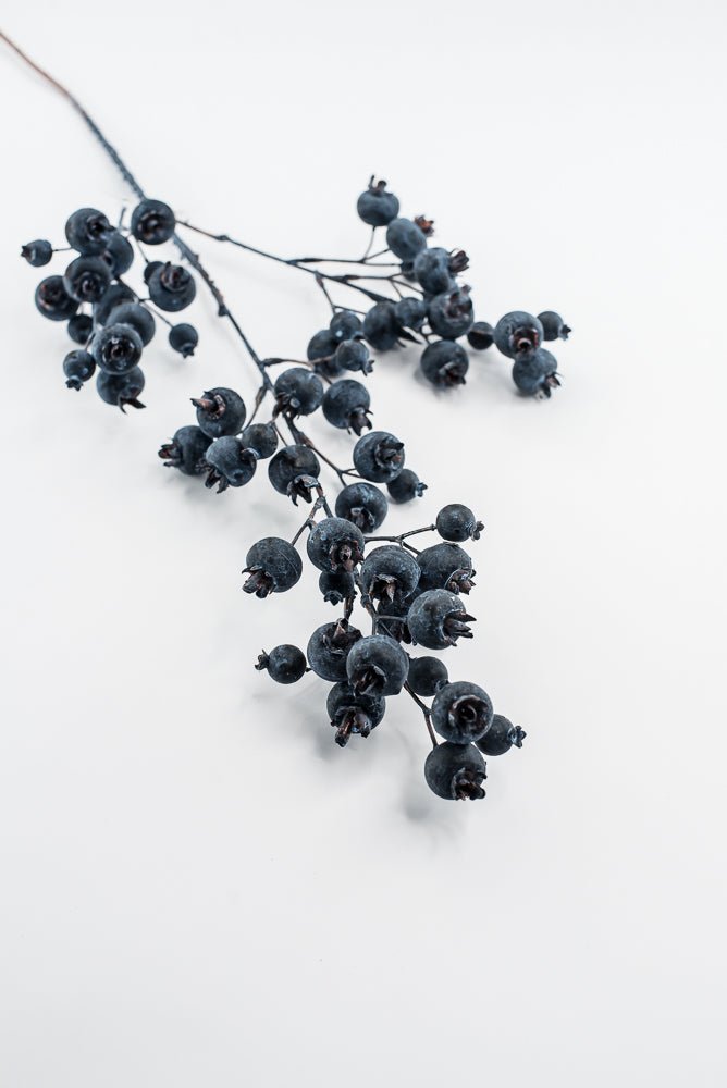 Artificial Blue Berry Spray - 28" - Greenery MarketArtificial Flowers235042