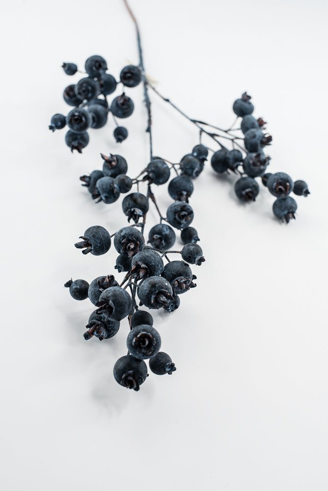 Artificial Blue Berry Spray - 28" - Greenery MarketArtificial Flowers235042