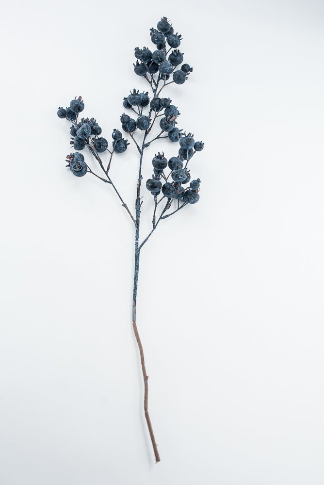 Artificial Blue Berry Spray - 28" - Greenery MarketArtificial Flowers235042