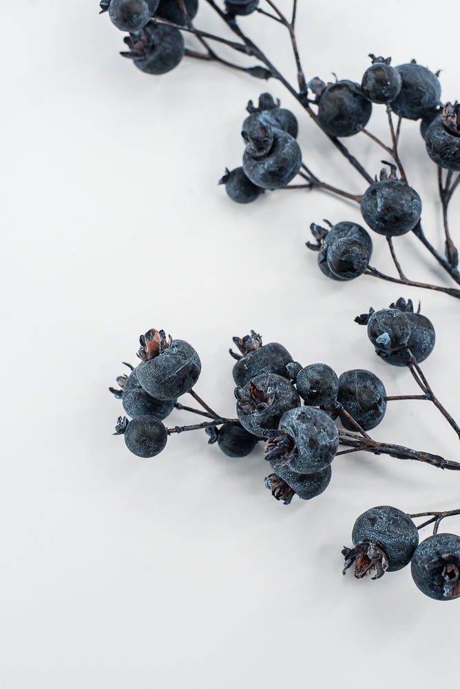 Artificial Blue Berry Spray - 28" - Greenery MarketArtificial Flowers235042