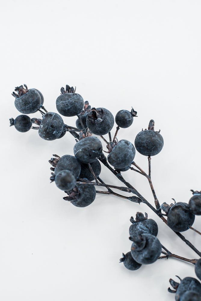 Artificial Blue Berry Spray - 28" - Greenery MarketArtificial Flowers235042