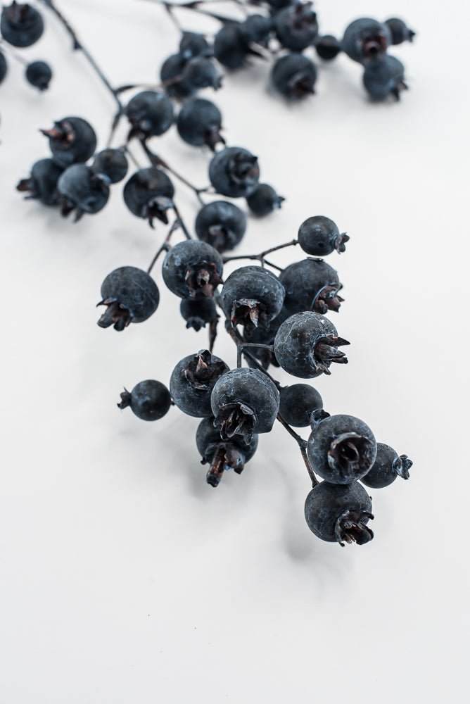 Artificial Blue Berry Spray - 28" - Greenery MarketArtificial Flowers235042