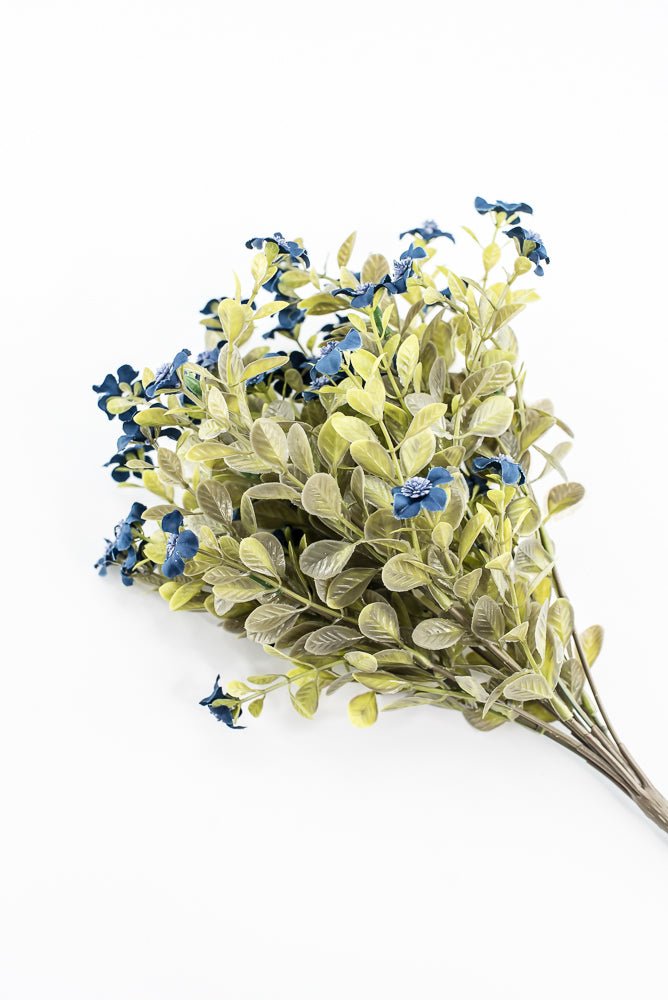 Artificial Blue Filler Bush - 16" - Greenery MarketArtificial Flora85152-BL