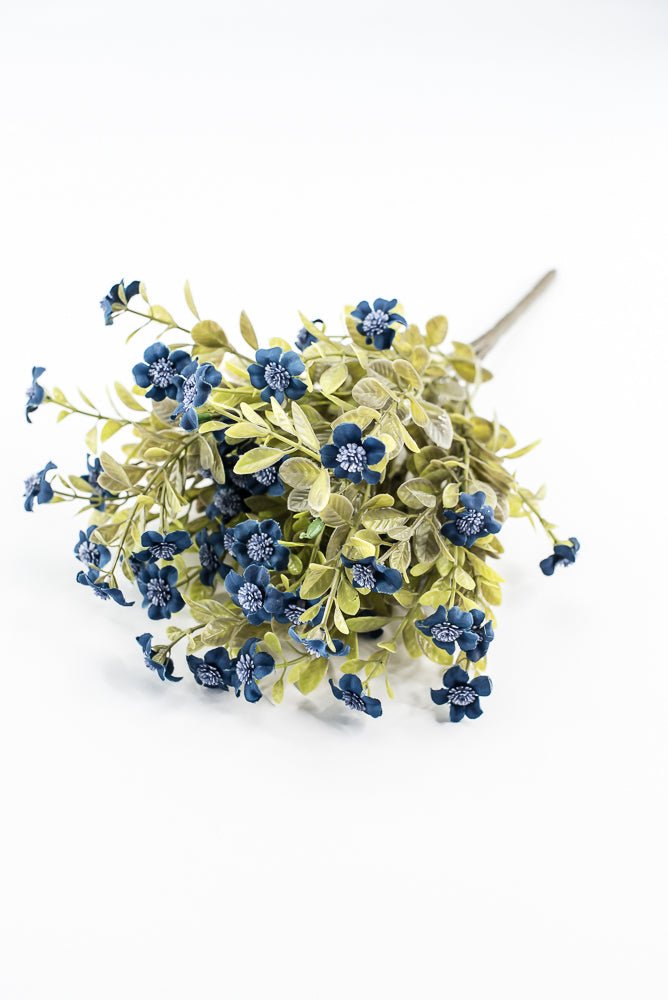 Artificial Blue Filler Bush - 16" - Greenery MarketArtificial Flora85152-BL