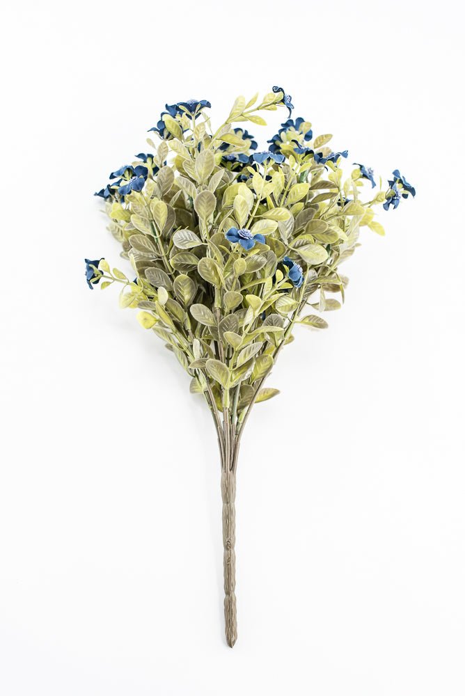 Artificial Blue Filler Bush - 16" - Greenery MarketArtificial Flora85152-BL