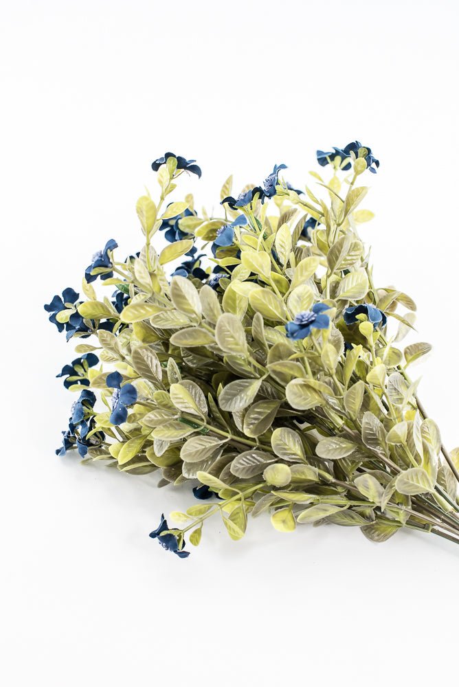 Artificial Blue Filler Bush - 16" - Greenery MarketArtificial Flora85152-BL