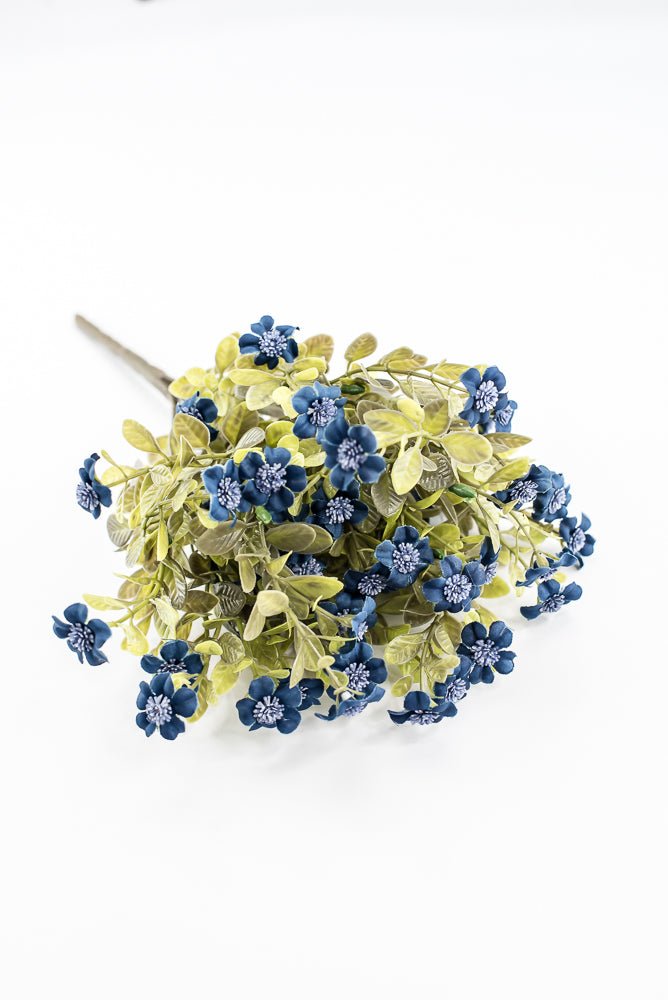 Artificial Blue Filler Bush - 16" - Greenery MarketArtificial Flora85152-BL
