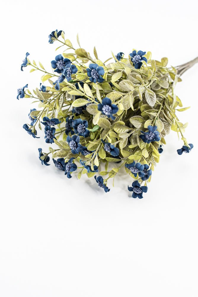 Artificial Blue Filler Bush - 16" - Greenery MarketArtificial Flora85152-BL