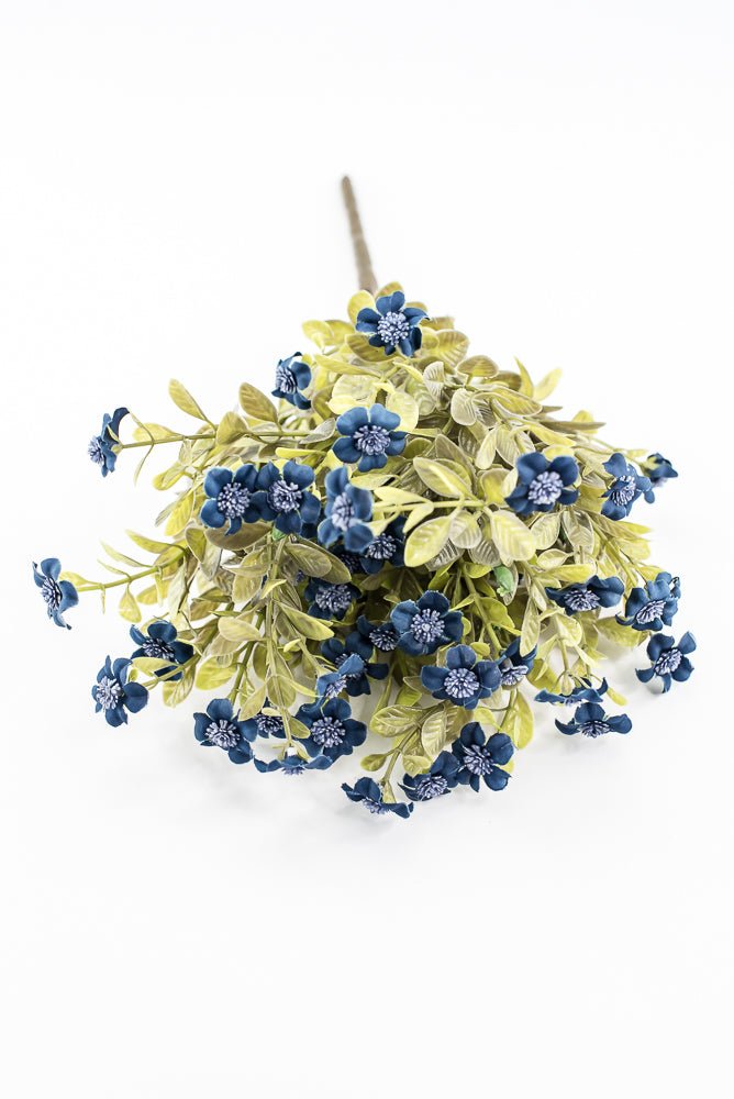 Artificial Blue Filler Bush - 16" - Greenery MarketArtificial Flora85152-BL