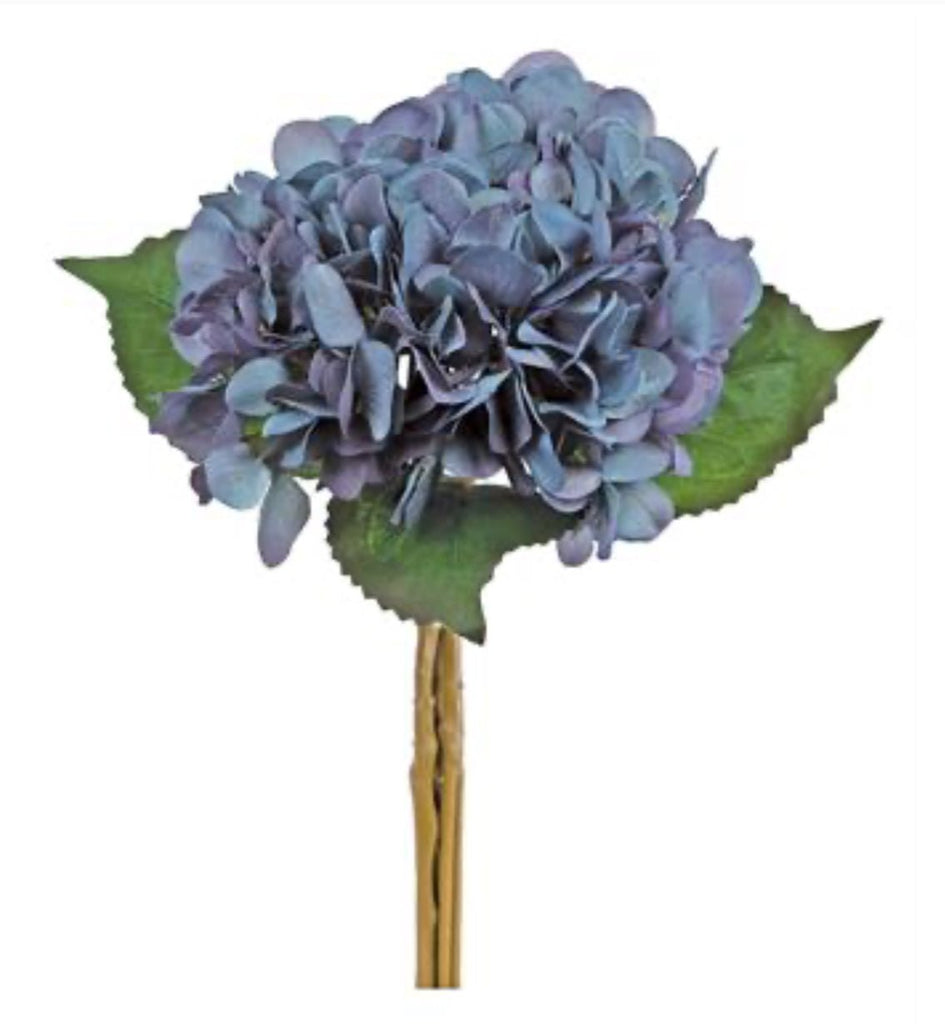 Artificial, blue, hydrangea bundle - Greenery Market