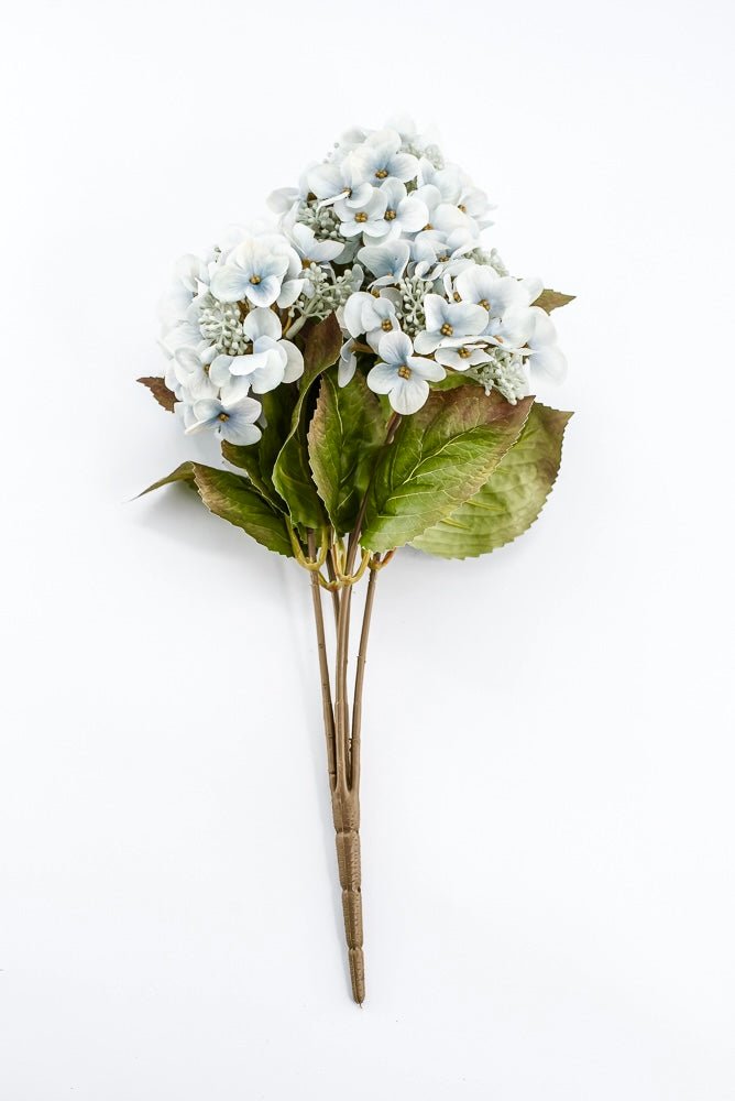 Artificial Blue Hydrangea Bush - 17" - Greenery MarketArtificial Flora85981-BL