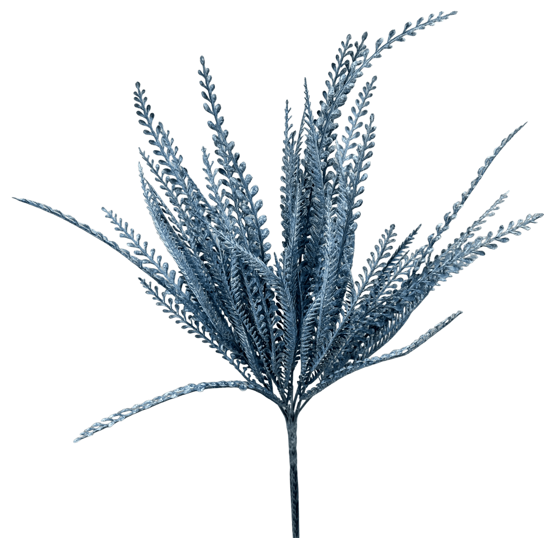 Artificial Blue Leaves Bush - 20" - Greenery MarketArtificial Flora57355BL
