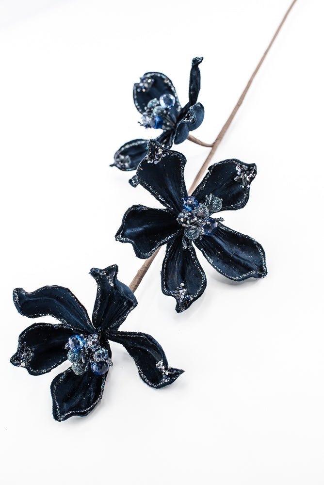 Artificial, Blue Magnolia Spray - 29" - Greenery MarketArtificial Flowers283574