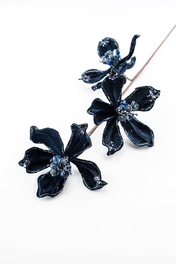 Artificial, Blue Magnolia Spray - 29" - Greenery MarketArtificial Flowers283574