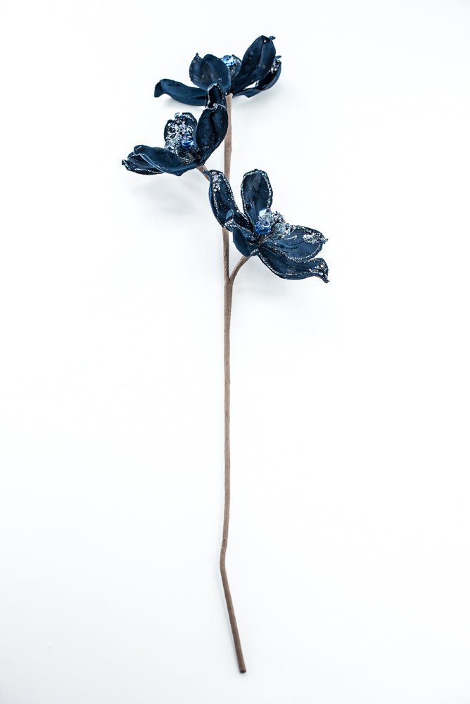 Artificial, Blue Magnolia Spray - 29" - Greenery MarketArtificial Flowers283574