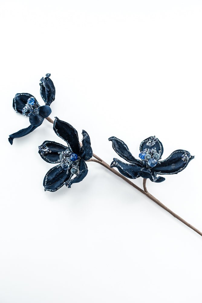 Artificial, Blue Magnolia Spray - 29" - Greenery MarketArtificial Flowers283574
