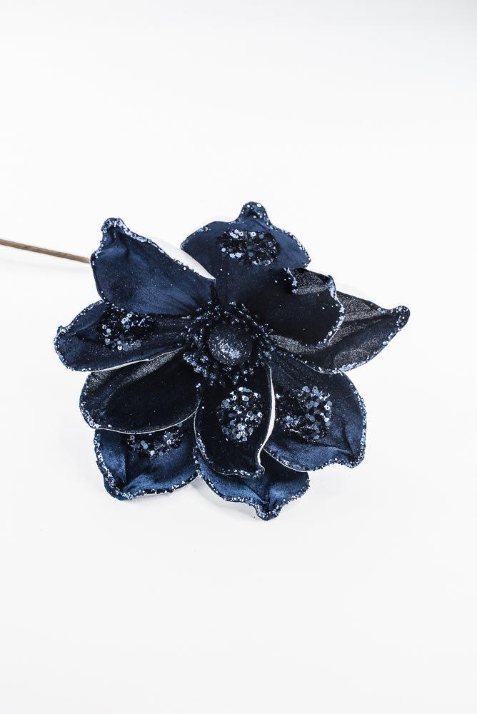 Artificial Blue Magnolia Stem - 21" - Greenery Market86938BL