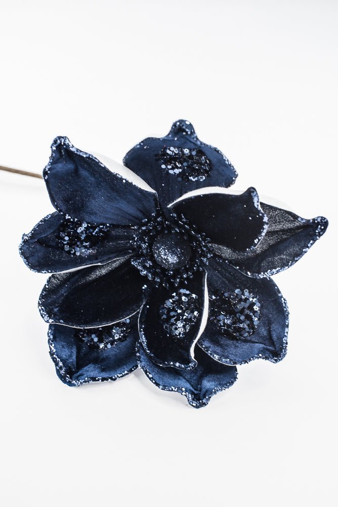 Artificial Blue Magnolia Stem - 21" - Greenery Market86938BL