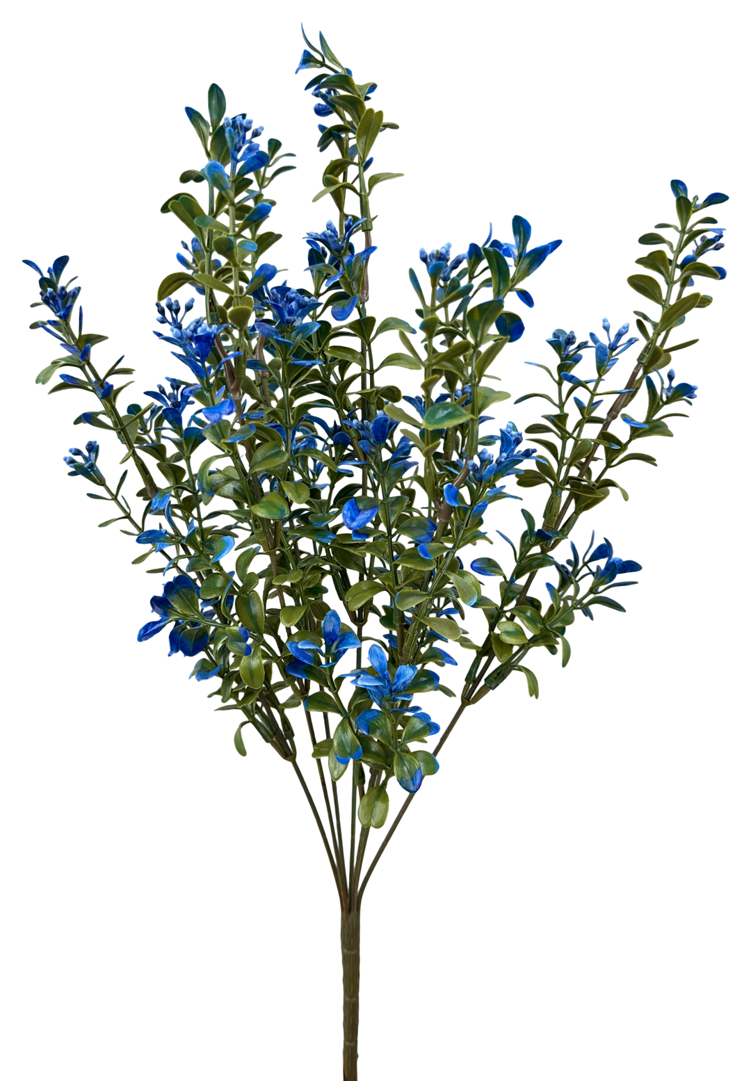 Artificial Blue Plastic Boxwood Bush - 18" - Greenery Market57519BL