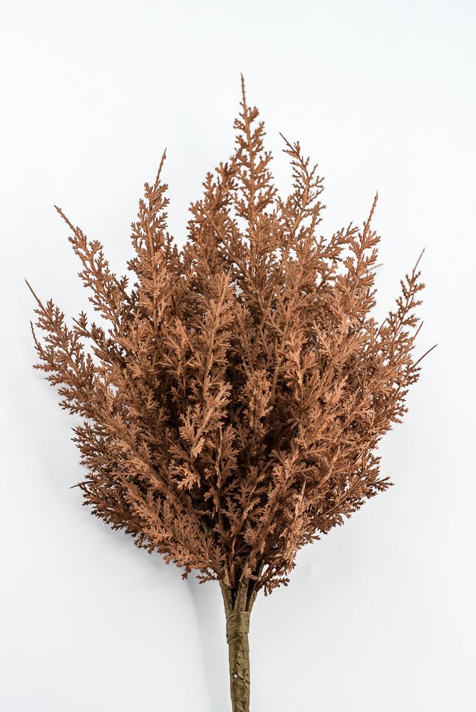 Artificial, Brown, Cedar Bush - 22" - Greenery MarketArtificial Flora85948-BRN